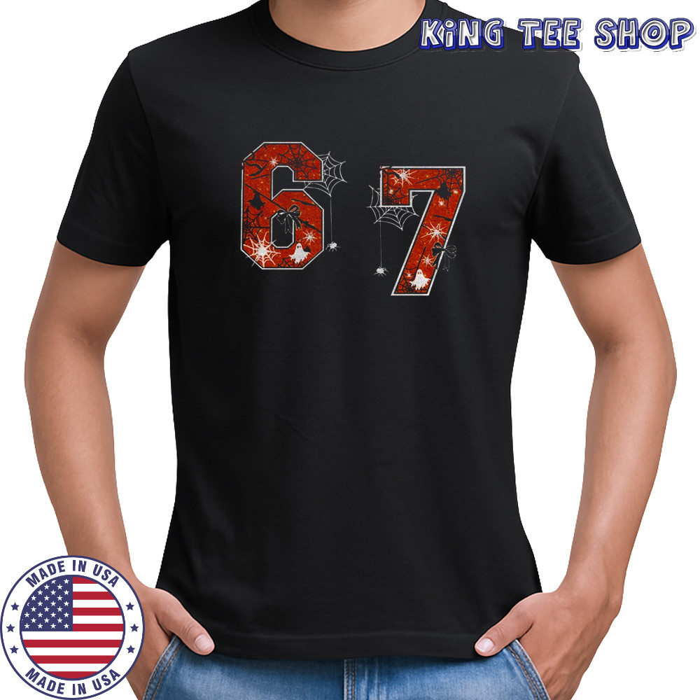 Halloween Six Seven Spider hand meme shirt