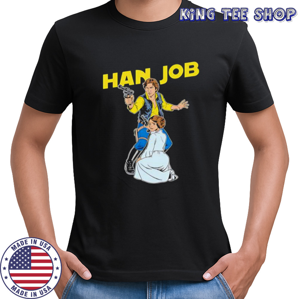 Han Job shotguns graphic shirt
