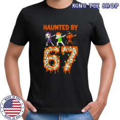 Haunted by 6-7 Halloween Skeleton Dabbing Meme shirt