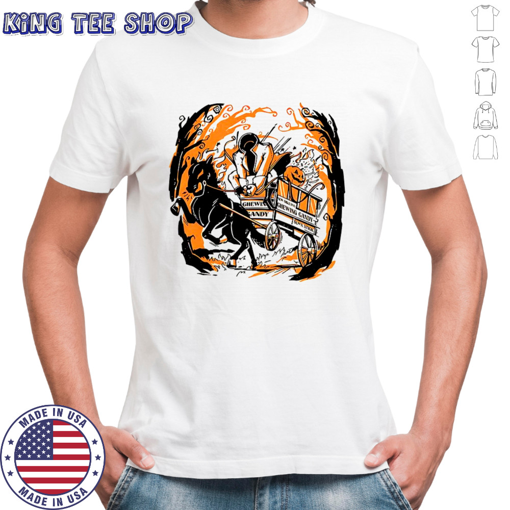 Headless Candyman Horseman jack-o’-lantern New Orleans Halloween shirt