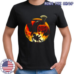 Headless horseman Galloping Hessian pumpkin Halloween shirt