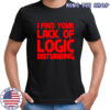 I find your lack of logic disturbing shirt