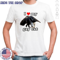 I love my gay cat shirt