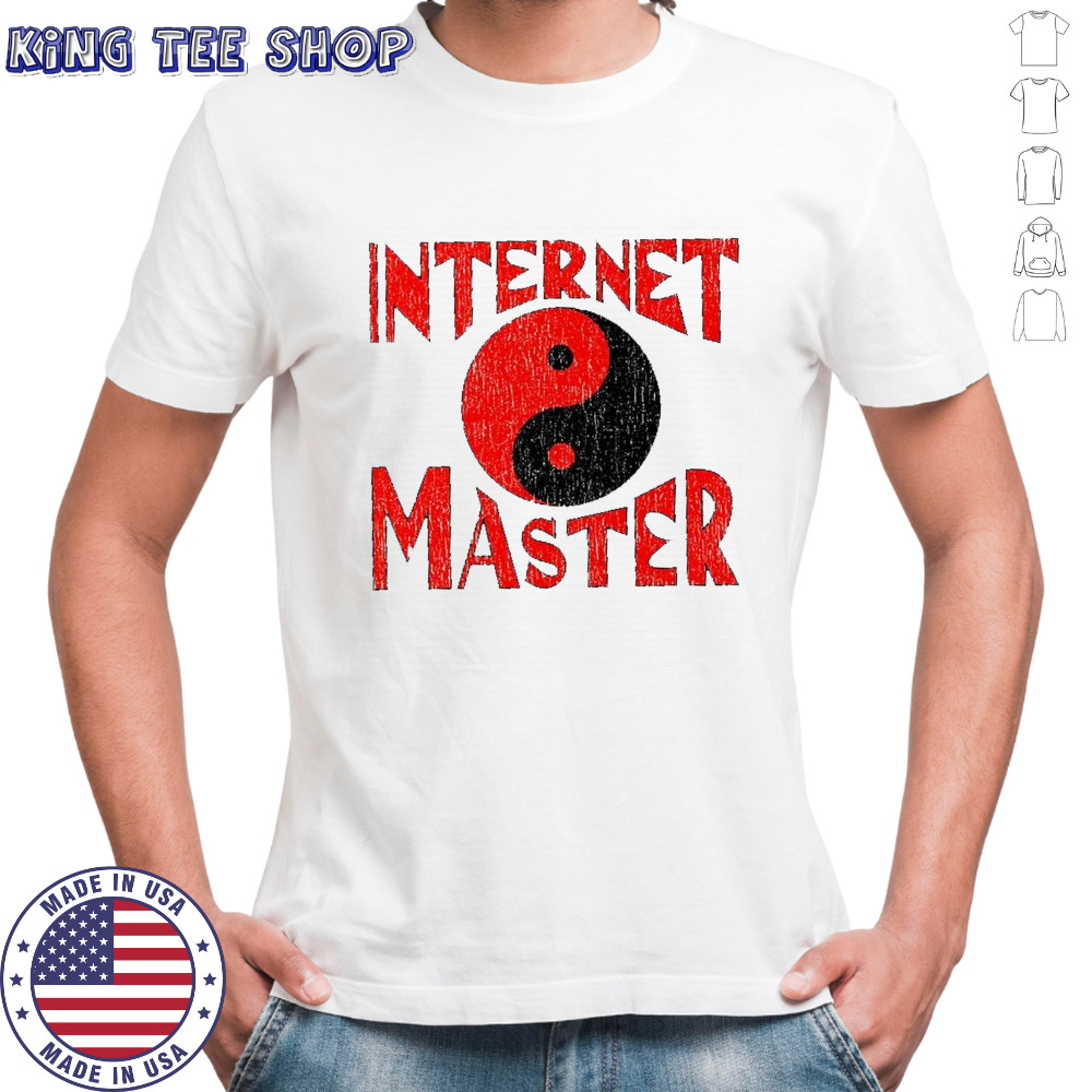 Internet master yin and yang symbol shirt