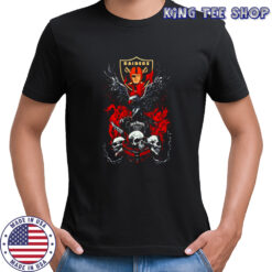 Jack Daniel’s whiskey brand vs Las Vegas Raiders 1960 2025 custom skull eagles logo shirt