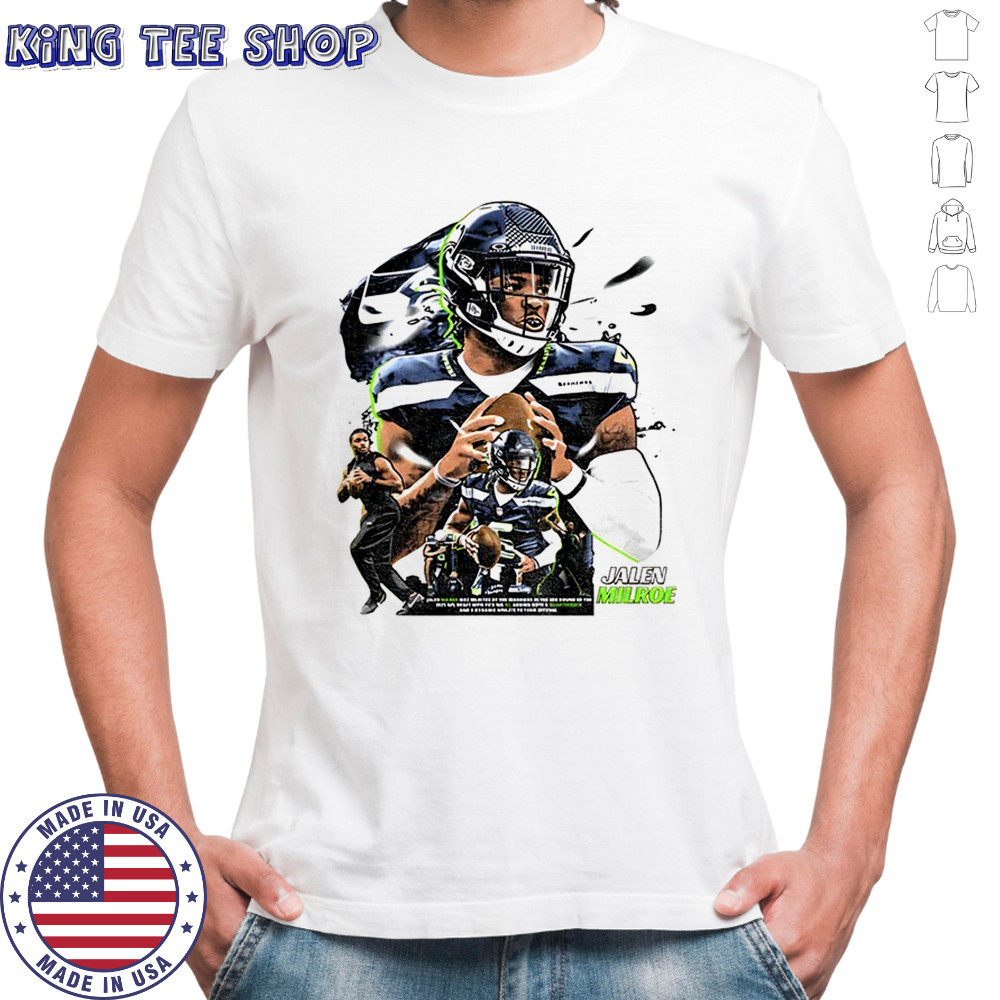 Jalen Milroe Seattle Seahawks Football NFL 2025 graphic shirt