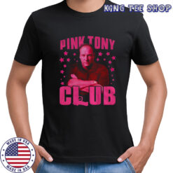 James Gandolfini Tony Soprano Pink Tony Club shirt