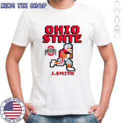 Jeremiah Smith Retro Baller Ohio State Buckeyes football 2025 shirt