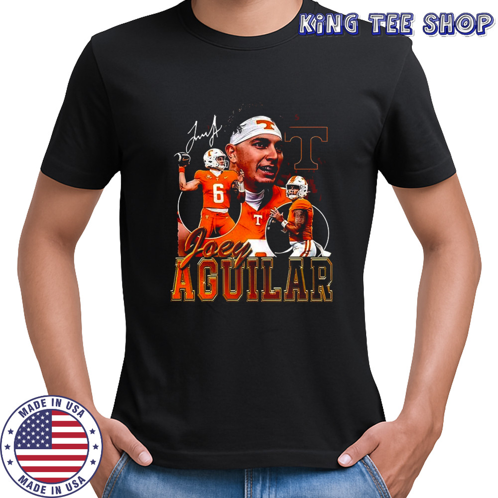 Joey Aguilar Tennessee Volunteers graphic signature shirt