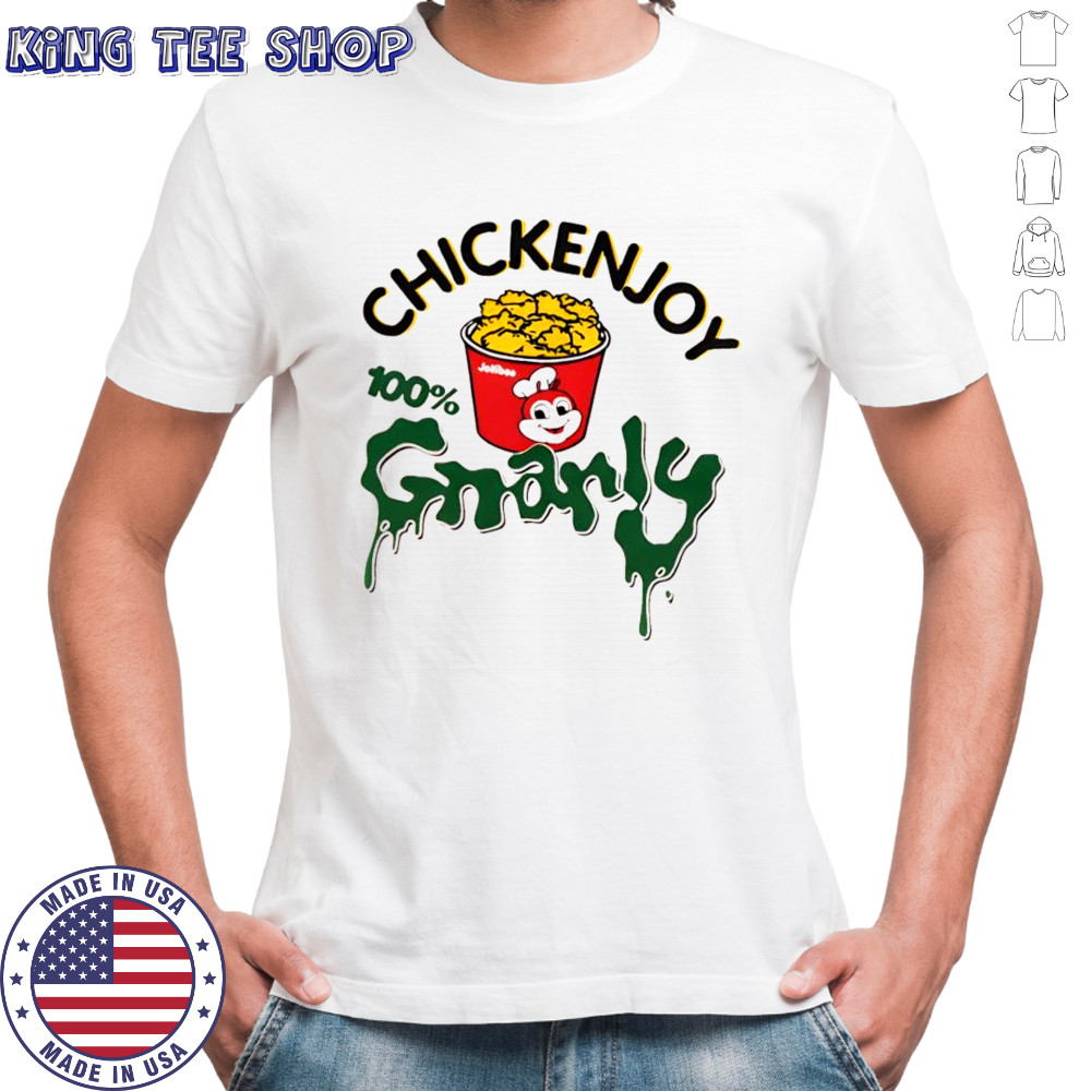 Jollibee and katseye chickenjoy 100% gnarly shirt
