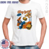 Jumping Savior cartoon funny T-shirts