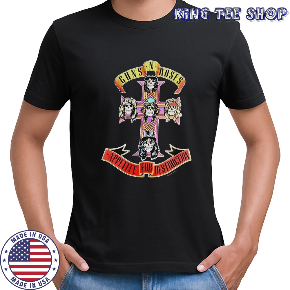 Kevin Owens wearing Guns N’ Roses Appetite for Destruction shirt