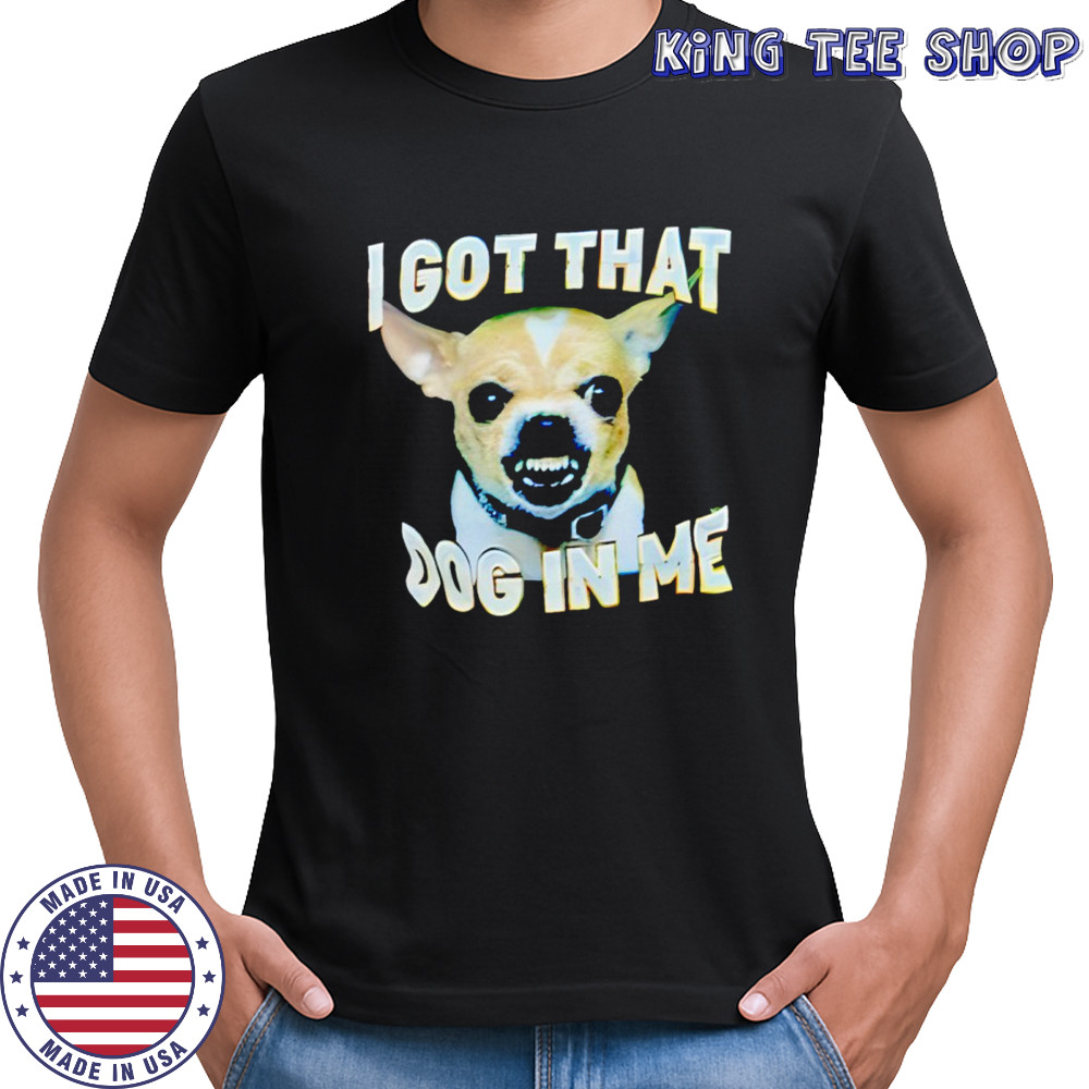 Kiké Hernández wearing I got that dog in me shirt