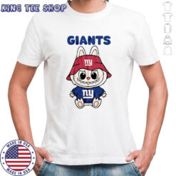 Labubu New York Giants NFL Football cartoon funny Football lovers shirt