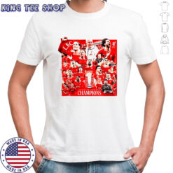 LFC Liverpool FC team Premier League Champions Winner 2025 shirt