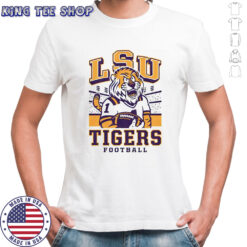 LSU Tigers QB Mike Football Stadium mascot logo shirt