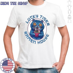 Lucky Tiger Ramen house Kpop Demon Hunters Derpy the Tiger shirt
