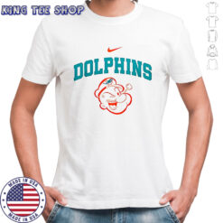 Miami Dolphins x Popeye I yam what I yam an’ that’s all I yam shirt