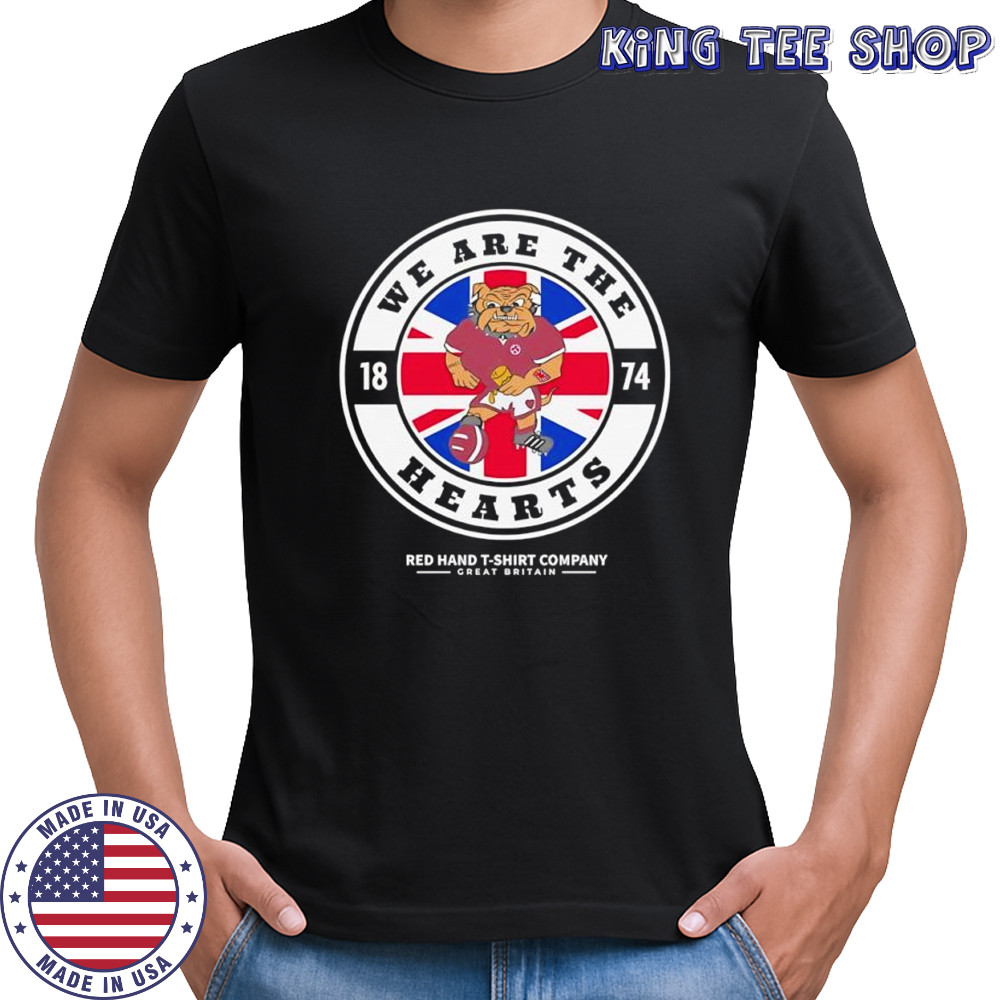 Mississippi State Bulldogs We are the hearts 1874 red hand company great Britain shirt