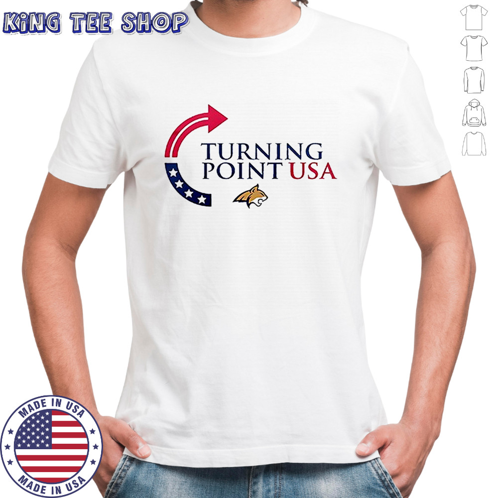 Montana State x Charlie Kirk Turning point USA shirt