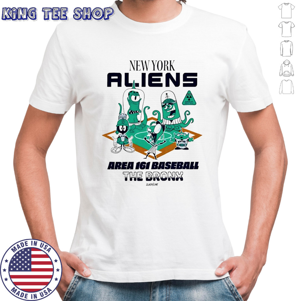 New York Aliens area 161 baseball the BronX graphic shirt