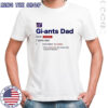 New York Giants Dad definition shirt