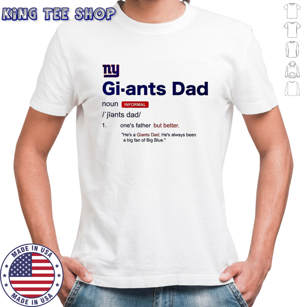 New York Giants Dad definition shirt New York Giants Dad definition shirt