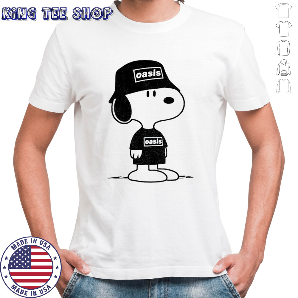Oasis Snoopy Inspired Concert 2025 shirt