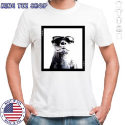 Otter wearing glasses photo funny meme shirt