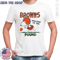 Peanuts x Cleveland Browns Welcome To The Pound shirt