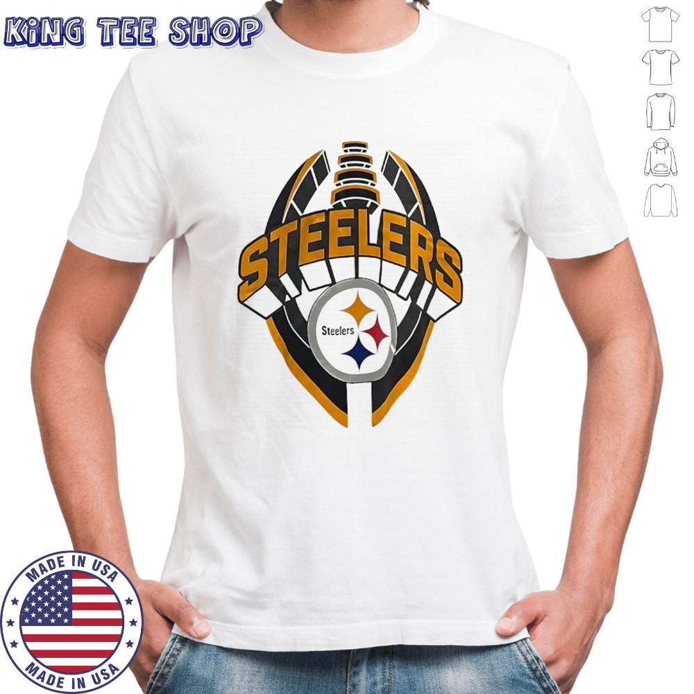 Pittsburgh Steelers iconic shield logo shirt