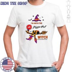 Pizza Hut I’m With The Witch She Has Me Under Her Spell Halloween T-Shirt