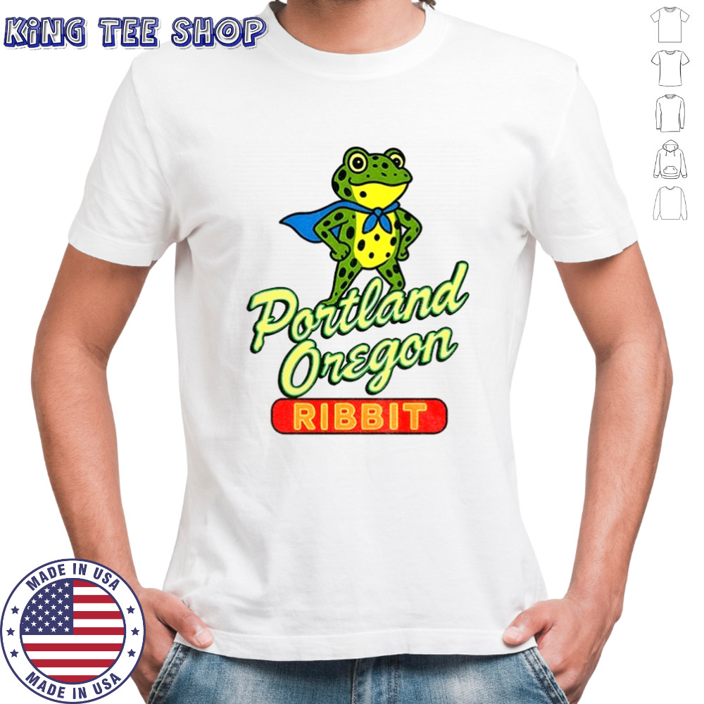 Portland Frog Portland Oregon Ribbit shirt