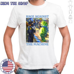 Portland Frog Protest Rage Against The Machine Art political shirt
