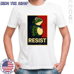 Portland Frog Resist Anti-Fascism Political Graphic shirt