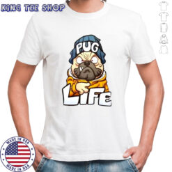 Pug Life Gangsta Dog Cartoon T-Shirt