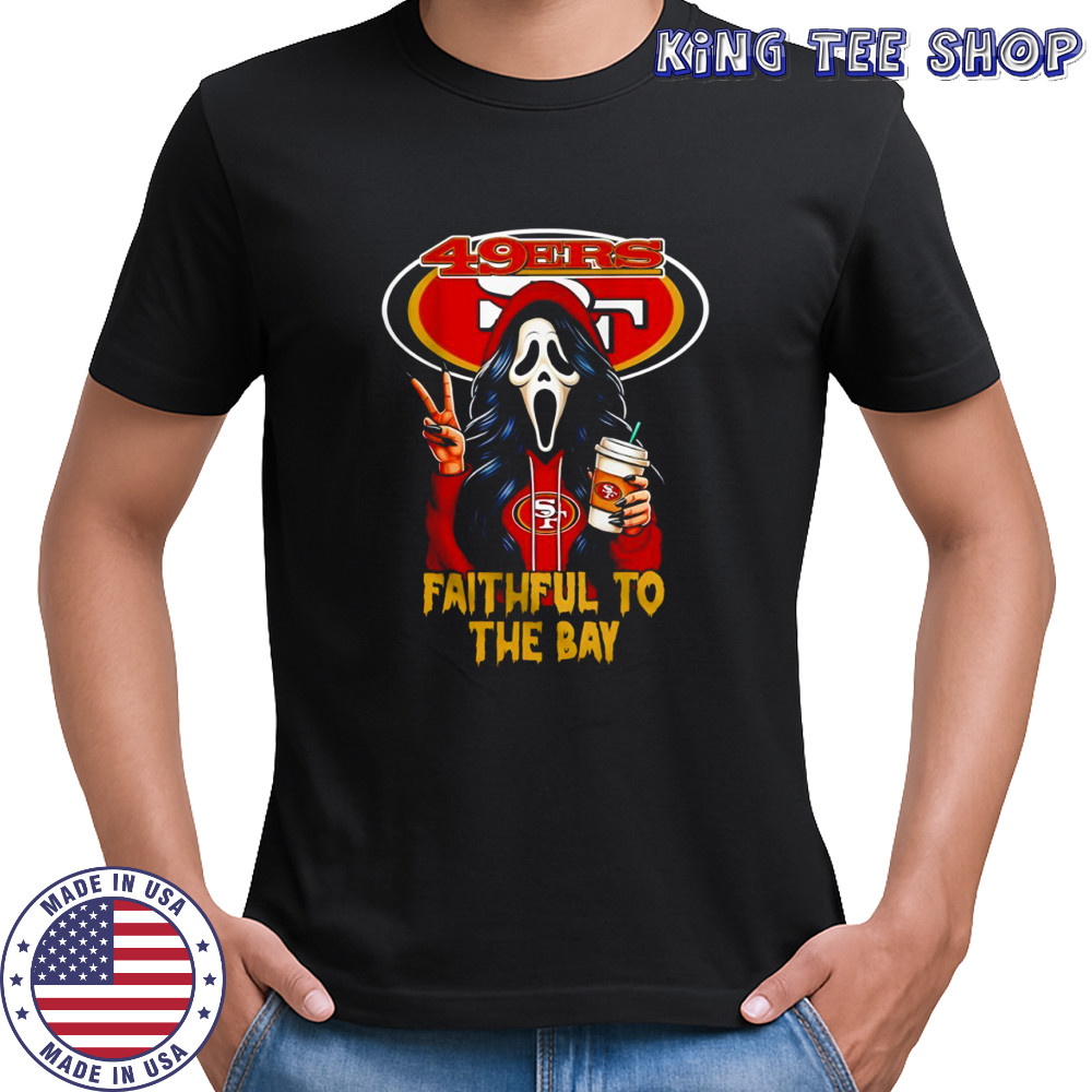 San Francisco 49ers x Ghostface Scream faithful to the bay shirt