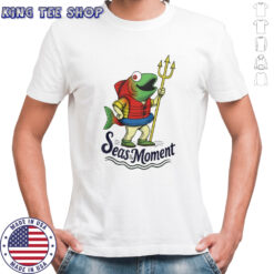 Seas The Moment Humpy Salmon Mariners Holding Trident shirt