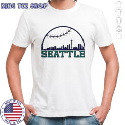 Seattle Mariners Baseball Skyline T-Shirt