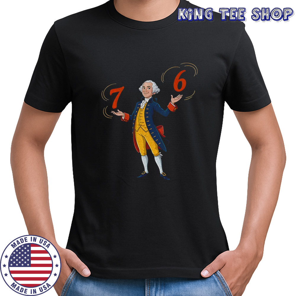 Six Seven 6-7 7-6 George Washington meme shirt