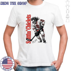 Spittin Chiclets skeleton hockey est 2016 shirt