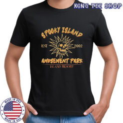 Spooky Island Amusement Park Island Resort est 2002 logo shirt