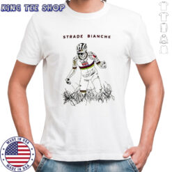 Tadej Pogačar strade bianche shirt