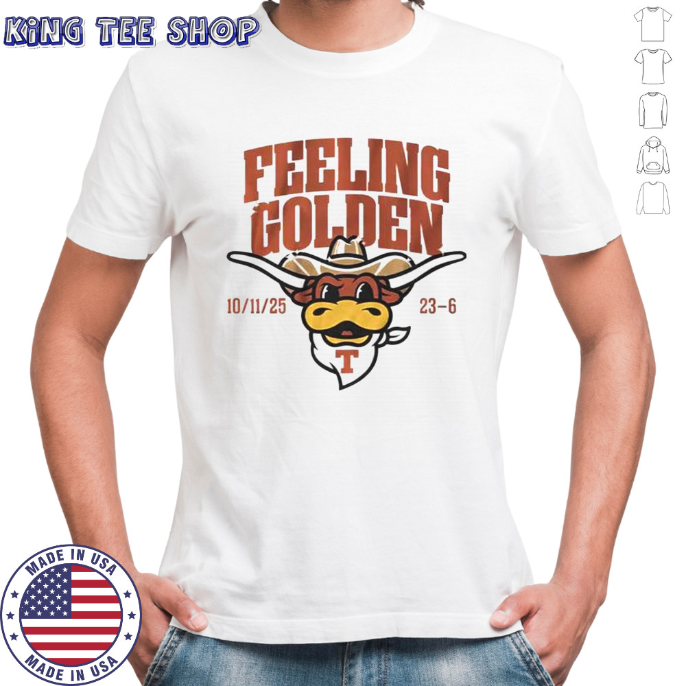 Texas Football Feeling Golden T-Shirt