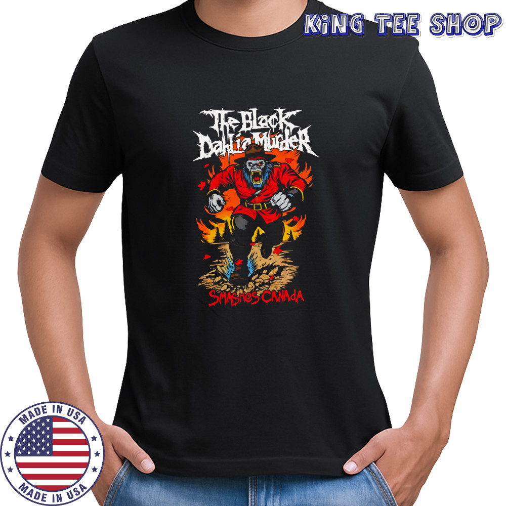 The black dahlia murder smashes Canada 2025 T-shirts