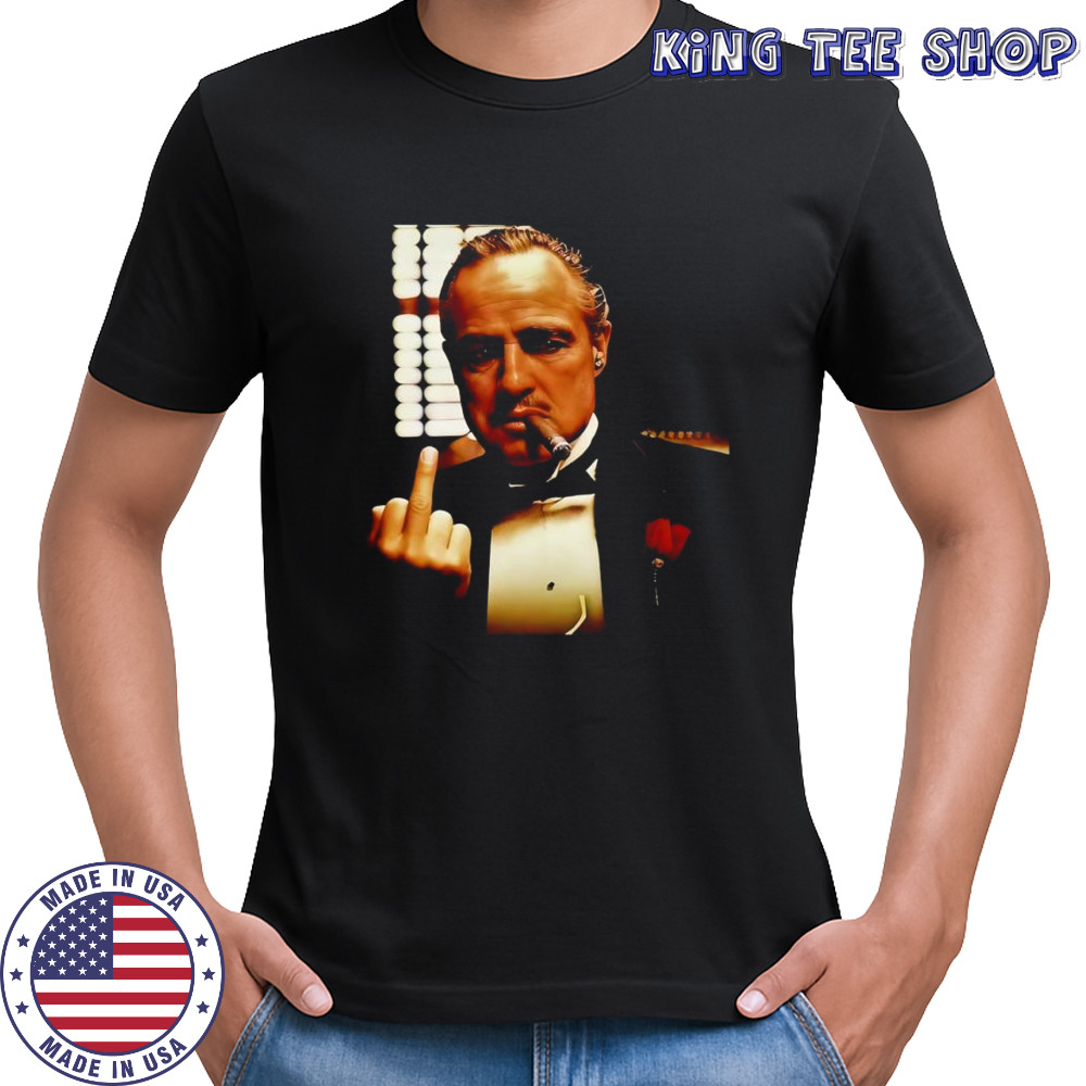 The Godfather middle finger retro shirt