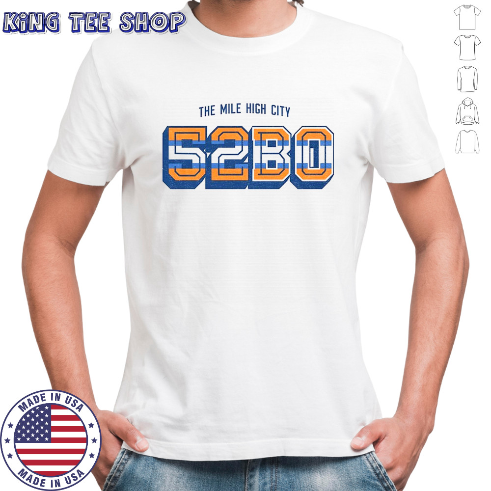 The mile high city 5280 DNVR shirt