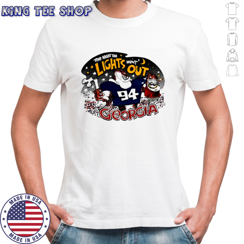 The Night The Lights Went Out Georgia Tiger T-shirts