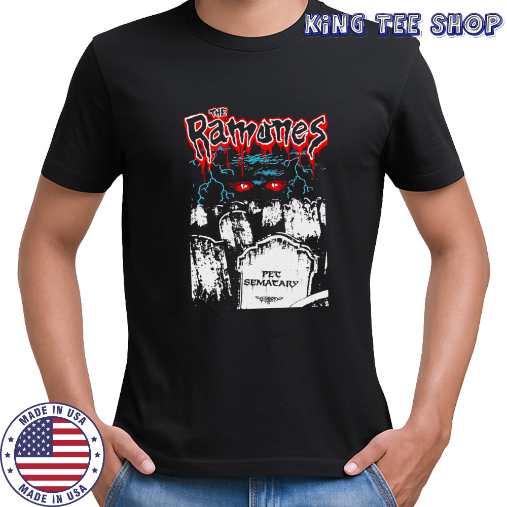 The Ramones Pet Sematary graphic shirt