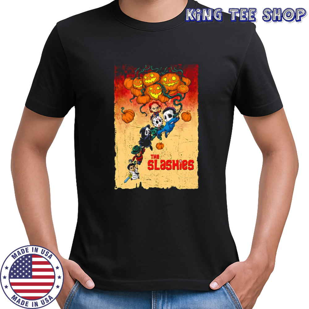 The Slashies horror chibi pumpkin shirt